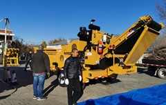 2019年，長(zhǎng)春市伊通河設(shè)施維護(hù)處采購(gòu)一臺(tái)Rayco大型粉碎機(jī)1754.